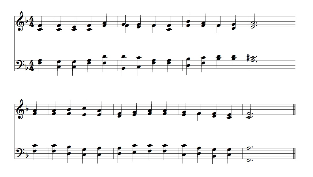 Scripture Lesson and Hymn Text